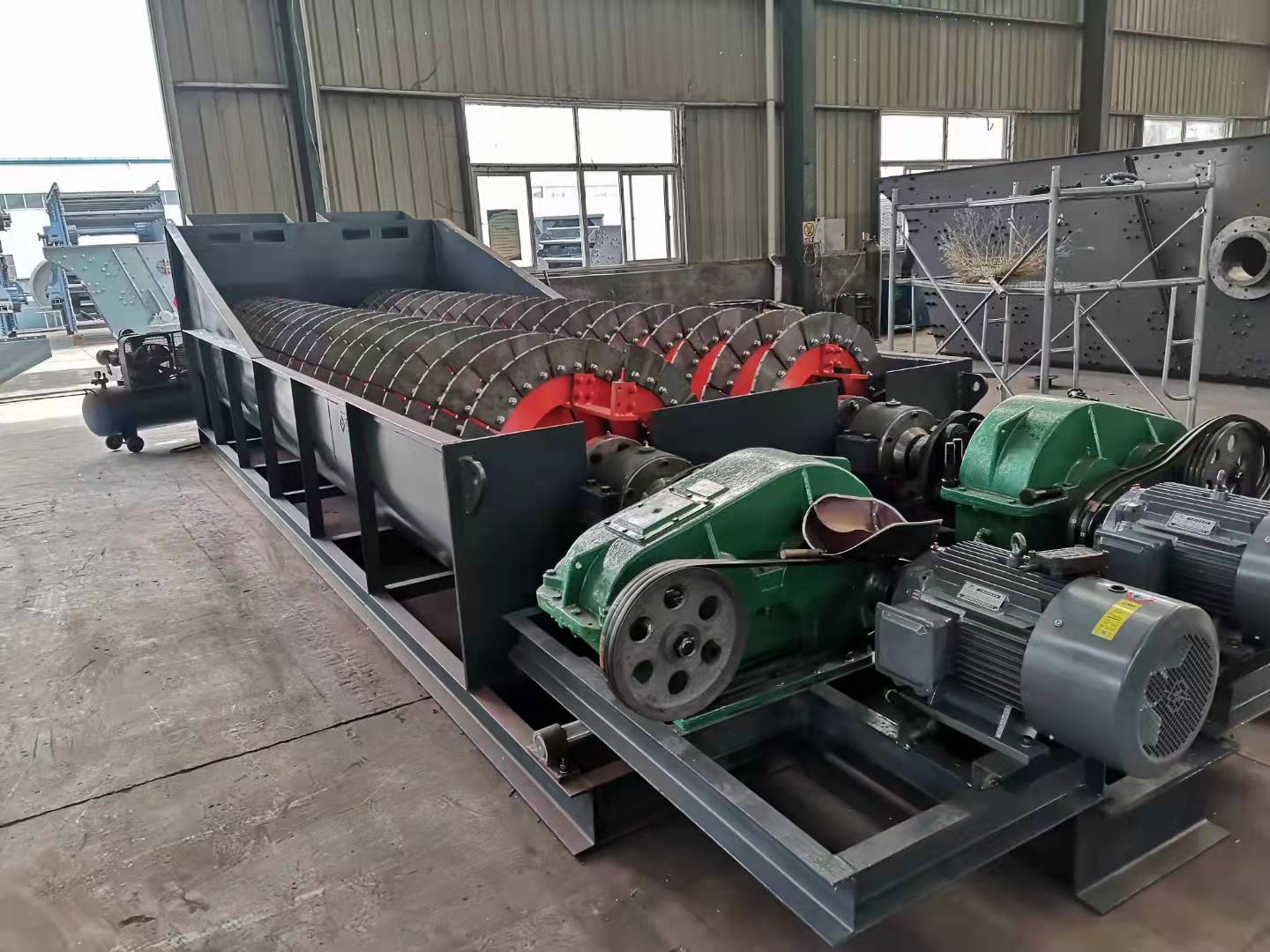 Шнековая пескомоечная установка